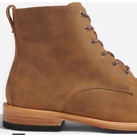 NEW Nisolo All Weather Boot Tobacco brown leather size 10 - Picture 10 of 12